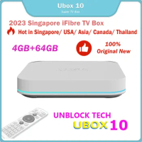 2024 New Arrival Unblock tv box Singapore Unblock Tech UBOX10 PRO Asia best set top box Korea Japan Oversea HK TW US CA NEWZAND