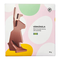 VÅRKÄNSLA 牛奶巧克力 兔子造型, 自行組裝 雨林聯盟認證, 90 公克