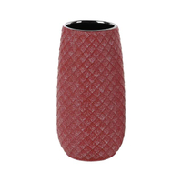 แจกันเซรามิก Matte Tower รุ่น DR35J177-9 สีแดง