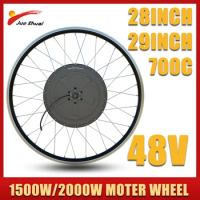 Electric Bike Wheel 48V1500W/2000W Rear Powerful Motor 28inch 29inch 700C Hub Motor Wheel for Conversion Kit Electric Bicycle
