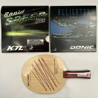Bet pingpong Nextsist carbon plus karet KTL & karet bintik serang Set