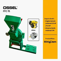 MESIN PENEPUNG MESIN GILINGAN TEPUNG DISK MILL FFC15 + PENGGERAK DINAMO LISTRIK