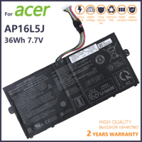 Genuine 7.7V 4670mAh AP16L5J Laptop Battery For Acer Aspire Swift 5 SF514-52T Spin 1 SP111-32N 2ICP4/91/91 36Wh