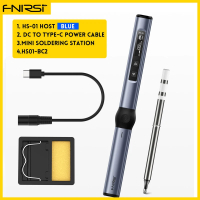 [Hot]FNIRSI HS-01 Adjustable Temperature Soldering Iron DC 24V 80-420℃ Welding Solder Rework Station