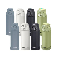 【THERMOS膳魔師】買1送1_不鏽鋼彈蓋直飲真空保溫杯保冷瓶500ml+500ml(FJH-500+FJH-500)(保溫瓶)