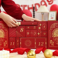 全城熱賣 - 禮物禮盒diy倒數日曆盲盒禮物盒生日包裝空盒送男女友禮盒高級感倒數日曆盲盒空盒80*65*38