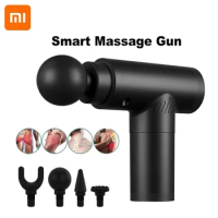 Xiaomi Mijia New Fascia Gun Smart Home Relaxation Treatments Massager Relieve Muscle Soreness Vibration Portable Massage Gun