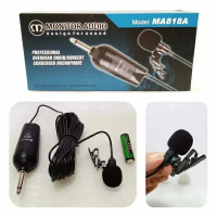 MIC JEPIT kabel monitor audio MICROPHONE CLIP ON ori MIC IMAM MASJID