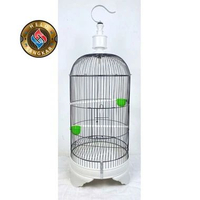 MJ SET SANGKAR LOVEBIRD PVC OVAL / KAPSUL BESI IMPORT KANDANG LOVEBIRD SANGKAR BURUNG LOVE BIRD PARK