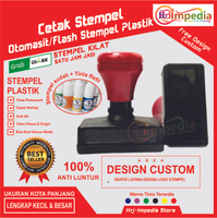Cetak Stempel Untuk Plastik Anti Luntur Stempel Flash Permanent | Cetak Stempel Custom | Cetak Stemp