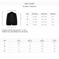 [Daily Blazer] Áo Khoác Blazer Nam QTHOUSE 1 Hàng Khuy, Có Đệm Vai, Vải Dệt Chéo Dày Dặn, Áo Vest Na