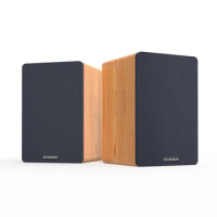Powerful Sound Bookshelf Speakers Crystal Treble Full Range Audio Desktop Speakers