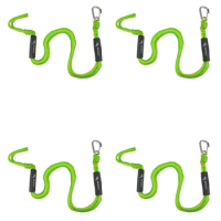 4X Moocy Boat Bungee Dock Line with Hook Bungee Cords Docking Rope Mooring Rope