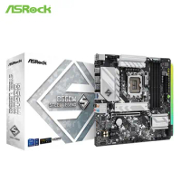 NEW For ASRock B660M Steel Legend Original Desktop For Intel B660 DDR4 Motherboard LGA 1700 Support 12400F 12400 i3 12100F