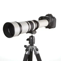 JINTU 650-1300mm f/8-16 Supper Telephoto Zoom Lens +T2 adapte for Sony NEX5 NEX7 A6000 A6300 A6500 A7 A7S A7II A7R A7MII Camera