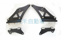 大禾自動車 夾式 5吋 免打孔 尾翼腳架 汽車尾翼大型支架 3D尾翼支架