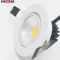 Recessed LED Dimmable Downlight 6W 9W 12W COB LED Spot light LED decoration Ceiling Lamp AC 110V 220V downlights
