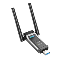 EDUP AX1800M USB WIFI 6 Adapter 802.11Ax for PC, USB 3.0 Wifi Dongle 5 GHz/2.4 GHz High Gain Wireless Network