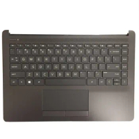 SZWXZY New For HP 14s-CF 14-CF 14S-DF 14-DK C Shell Case Top Cover With Keyboard Gray L24818-001 US Layout Free Shipping