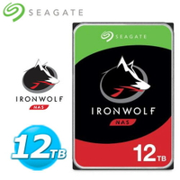 【現折$50 最高回饋3000點】Seagate 3.5吋 12TB 那嘶狼【IronWolf】NAS(ST12000VN0008)