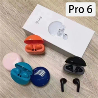 TWS Pro 6 Bluetooth Headphone Wireless Earphone Stereo Headset Sports Earbuds Microphone with Charging Box for Smartphone