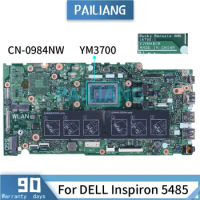 For DELL Inspiron 5485 YM3700 Laptop Motherboard CN-0984NW 18796-1 DDR4 Notebook Mainboard