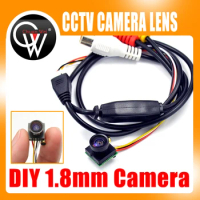 DIY CCTV Camera 1.8mm 170 Degrees wide angle lens Camera CMOS CCTV Camera Free Shipping