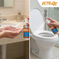 HAND SANITIZER - TOILET SANITIZER - ULTRAZIP HAND & TOILET SANITIZER - DISINFEKTAN - PEMBASMI KUMAN