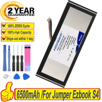 Top Brand 100% New 6500mAh Notebook Laptop Battery for Jumper EZBook S4 HW-3487265 5080270P Z140A-SC Batteries
