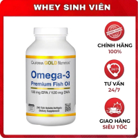Viên uống dầu cá California Gold Nutrition Omega 3 Premium Fish Oil - 240 viên TẠI Whey Sinh Viên