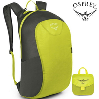 Osprey 輕量後背包/攻頂包/摺疊包/登山小背包 輕量90克 Ultralight Stuff Pack 18L 電光綠 台北山水