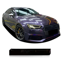 PET Grey Violet Car Film With Bubble Free purple Wrap Stretch Film Car Wrapping Sticker Self Adhesive Vinyl Rolls For Car