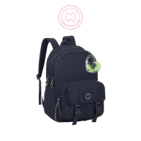 Marshmallow Backpack Tas Ransel Sekolah Anak - Emo Black