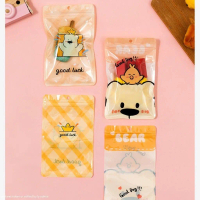 ISI  10   plastik klip ziplock karakter lucu kemasan case hp cookies bag permen coklat kemasan zippe