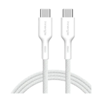 【Innergie】100W C-C USB-C對USB-C充電線 白 1M(三年全球保固/PD 100瓦快速充電)
