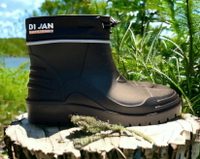 【DI JAN】DI JAN  短筒野迷 百岳登山雨鞋 雨靴 休閒鞋 灰/綠/棕色