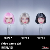 Fire Girl Toys FG079 1/12 女兵人 電玩女孩 頭雕 三款發色 預售