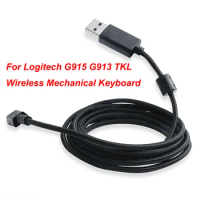 New Keyboard USB Charging Cable for Logitech G915 G913 TKL Wireless Mechanical Keyboard