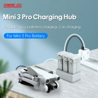 Mini 3 Pro Battery Charging Hub for DJI Mini 3 Pro Drone Accessory,Two-Way Charging Hub for DJI Battery,charge 3 Batteries