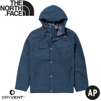 【The North Face 男 DryVent防水外套《藍》】497F/風衣/夾克/防風外套/運動外套