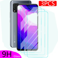 3 pcs 9H protective glass for Xiaomi Mi 10 lite Screen Protector on Xiomi mi 10 lite mi10 lite mi10lite 10lite 5G Tempered Film