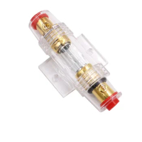 Car Audio Refit Fuse Holder 4/8 10 Gauge Wire with 60 AMP Fuses 60A 80A Fuse Holder for Car Stereo Audio Auto Amplifier