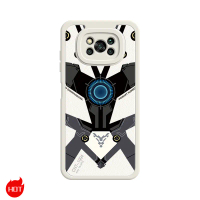 Sarung Telefon Xiaomi Poco X3 NFC, Teknologi Kalis Kejutan Lambskin-Mech (X3 / X3NFC / X3Pro Putih H