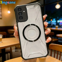 เคสโทรศัพท์ Jingsanc หรูหรา ลาย CD แบบแม่เหล็กโปร่งใส สำหรับ Samsung Galaxy A15/A15 LTE/A15 5G รองรั