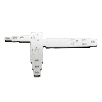 Thước đo Răng Implant, mới, để đo khoảng cách giữa răng, kẹp định vị Răng Implant, dụng cụ đo hình c