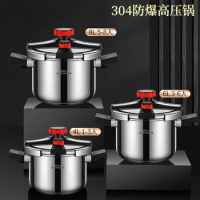 304 Stainless Steel Pressure Cooker Kitchen Induction Cooker Universal Multi-function Household Explosion proof Pressure Cooker