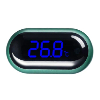 Aquarium Thermometer LED Digital Fish Tank Thermometers Touchscreen Large Numbers Monitor Terrarium Temperature No Wire