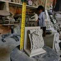 Korbel Beton Spot Kembang Ornamen Profil beton Varian Motif Minimalis Warna Natural