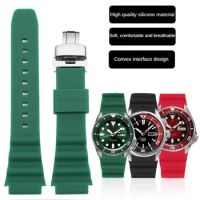 Suitable for Substitute Seiko No. 5 SRP601J1/SRP599J1/SRP605J2 Series Black Green Water Ghost Silico