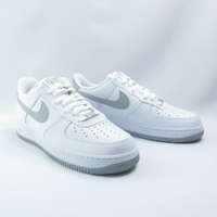 NIKE Air Force 1 07 男休閒鞋 FJ4146100 皮革 經典 白x淺煙灰【iSport愛運動】